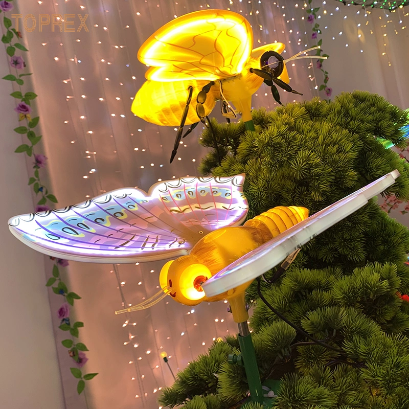 Christmas Light Decoration 2% off Outdoor Colorful Decorative LED Lights Dynamic Flying Butterfly Flower Garden Light