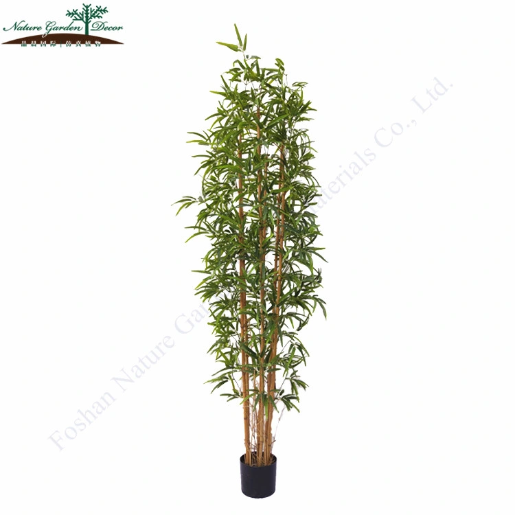 7FT Tall Artificial Outdoor Decoration Tree Bamboo Plant Pot
