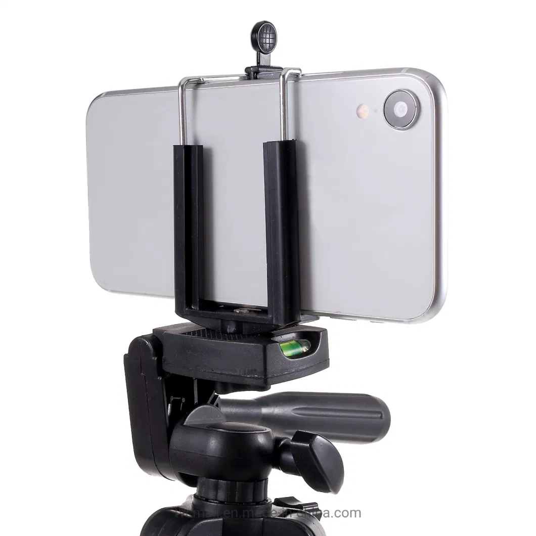 3110 Aluminum Desktop Mounts Tripod Holder with Phone Clamp Extendable Travel Lightweight Tripod Stand [Clamp Width: 53-87mm] for Live Streaming