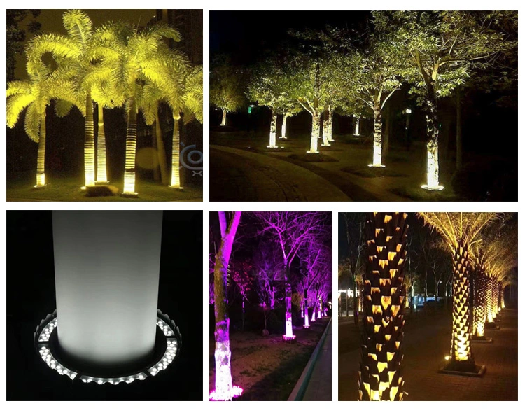 Exterior IP65 RGB DMX512hug Tree Light Garden Spotlight Spot Outdoor LED Flood Light