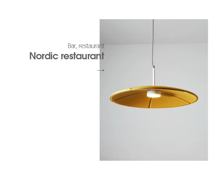 Nordic Felt Lampshade Home Decorative Hanging Light