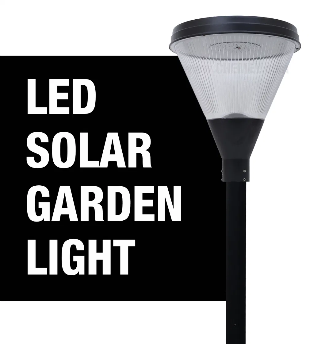 All in One LED Solar Powered Garden Light with Lithium Battery