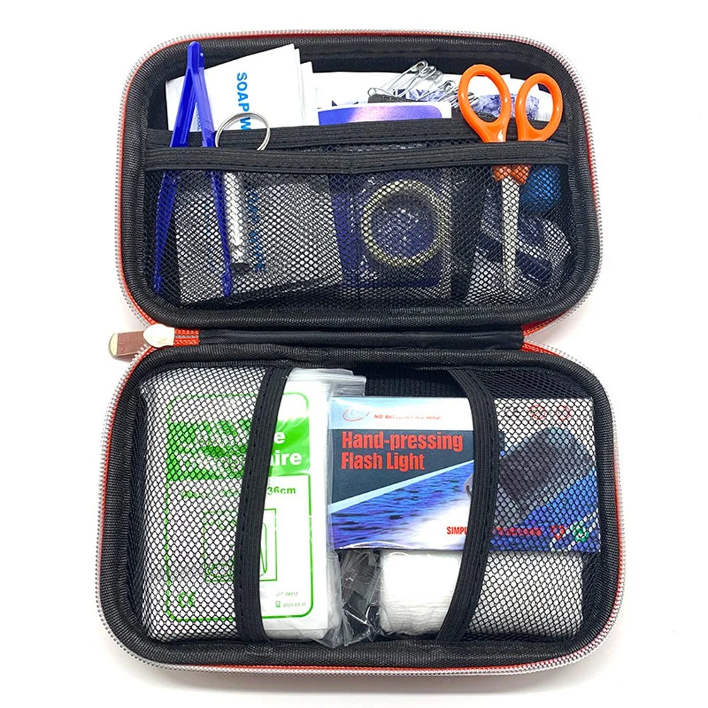 China Manufacturer Factory Wholesale Price Portable Emergency Bag Hard Case First Aid Kit for Home Outdoor Travel Public Place and Car Use