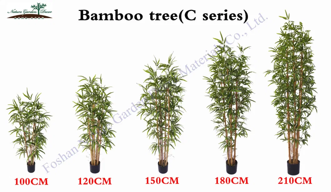 7FT Tall Artificial Outdoor Decoration Tree Bamboo Plant Pot
