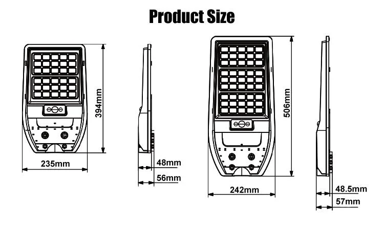 OEM/ Wholesale All-in-One Integrated Street Light Solar Power LED Outdoor Lighting 50W 100W 150W 200W Street Light