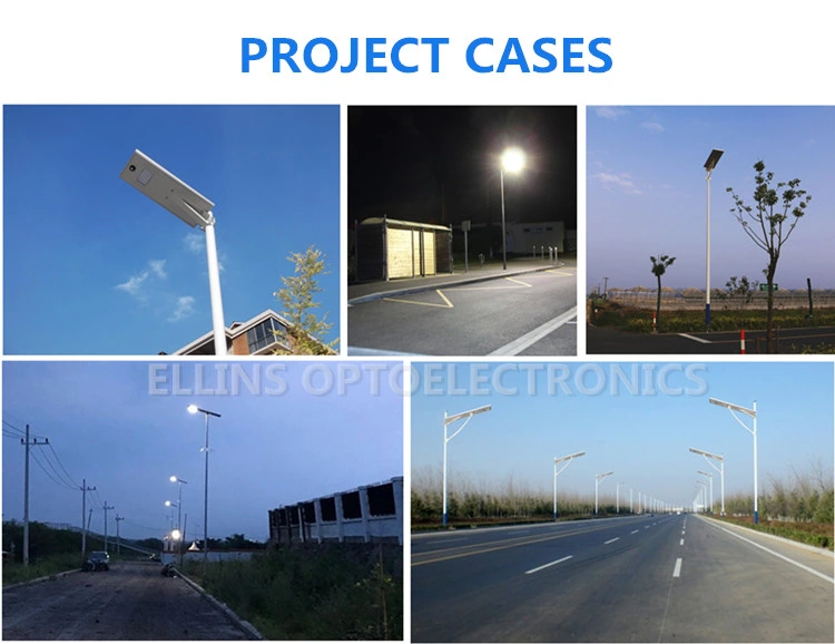 All in One Integrated Smart Solar LED Street Light IP65 Outdoor Solar Lamp