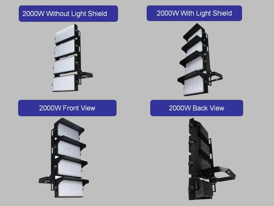 Sports Airport Railway Station Arena Tower Bridge Golf Court High Mast IP65 Cricket Stadium LED 1500 Watt LED Flood Light