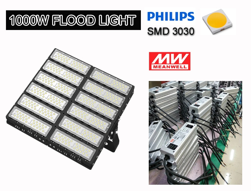 160LMW Tunnel Basketball Stadium Flood Lighting Spotlight 100W/200W/300W/400W/500W/600W/800W/1000W/1200W LED Flood Light