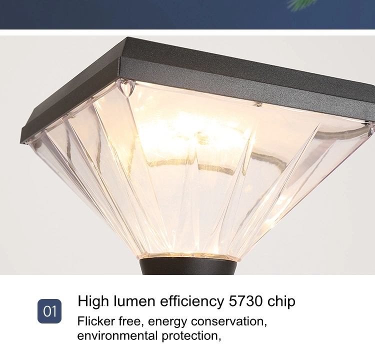Outdoor Aluminum IP65 Post Lighting Decorative Bollard Lawn Lamp