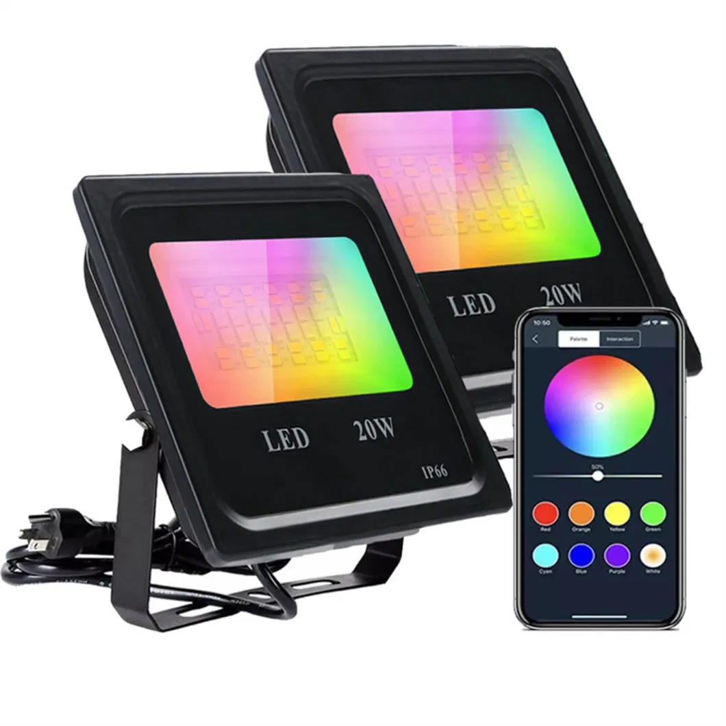 RGB Flood Lights 15W 25W 100W Floodlight Outdoor Waterproof High Quality