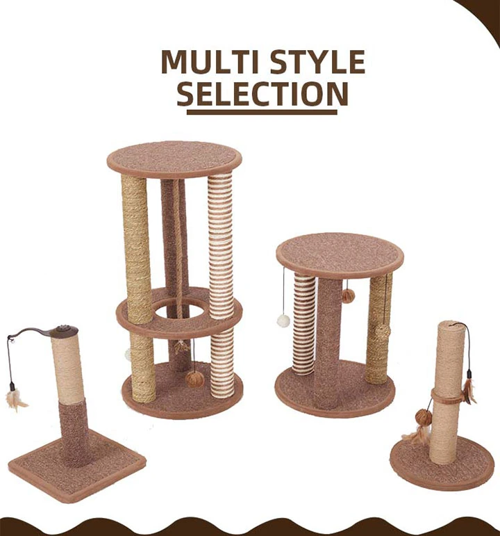 Hot Selling Tall Sisal Pole Cat Climbing Tree