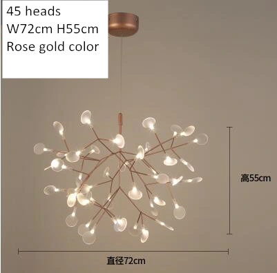 Modern Firefly Decorative Chandeliers Lighting Pendant Lamp (WH-AP-57)