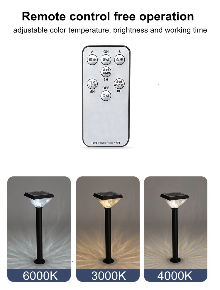 LED Outdoor Garden Light Aluminium IP65 Solar Pathway Bollard Light