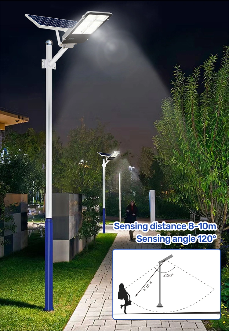 Outdoor Solar Lighting IP65 Wall Lamps with Cheap Price Solar Street Light 200W with Lamp Pole