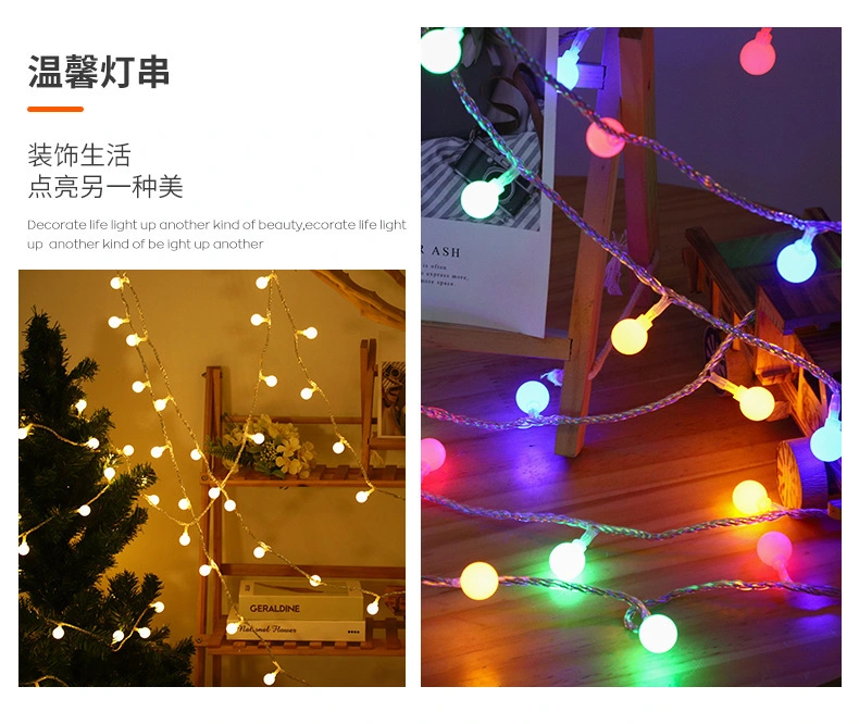 LED String Lights Outdoor Light Garland Bulb Fairy Party Home Wedding Garden