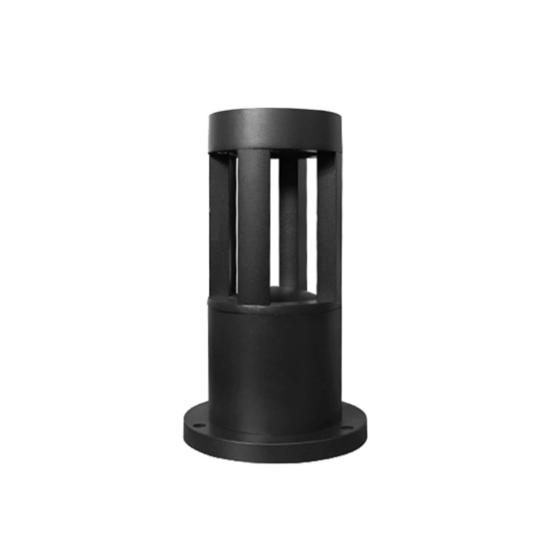 15W Round Aluminum IP65 Waterproof Landscape Post Bollard Garden LED Lawn Light