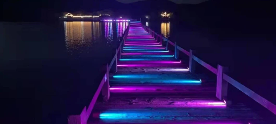 6W LED Trestle Outdoor Pathway Aisle Surface-Mounted Wall Ground Step Stair Well Lamp