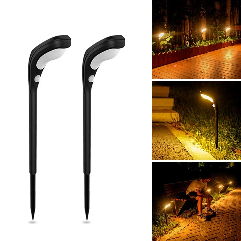 Solar Powered Outdoor Pathway Decoration Landscape Waterproof Lawn Lamp Solar Spot Lights LED Solar Bollard Lawn Garden Lights