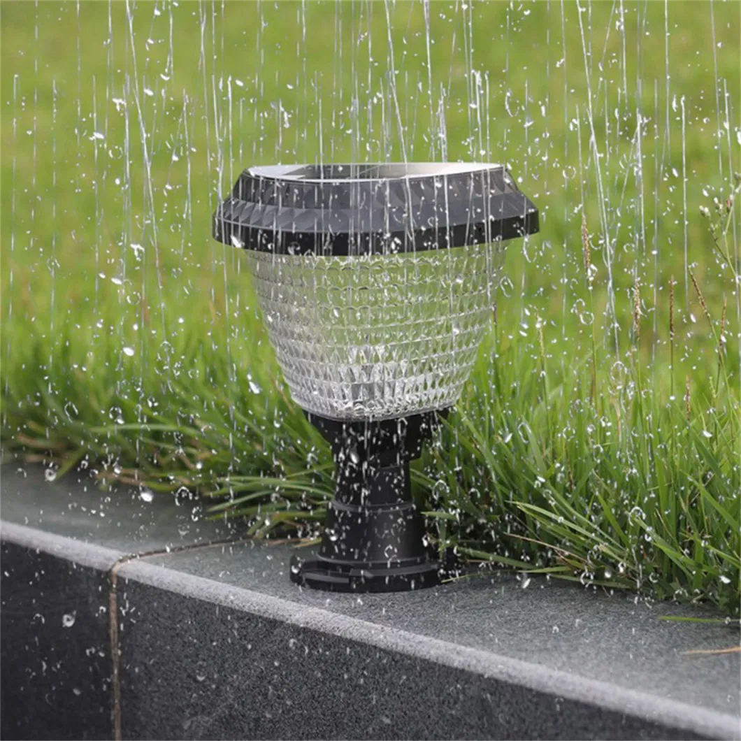 Waterproof Outdoor Solar Powered LED Garden Yard Bollard Pillar Light Post Lamp Solar LED Stigma Lamp