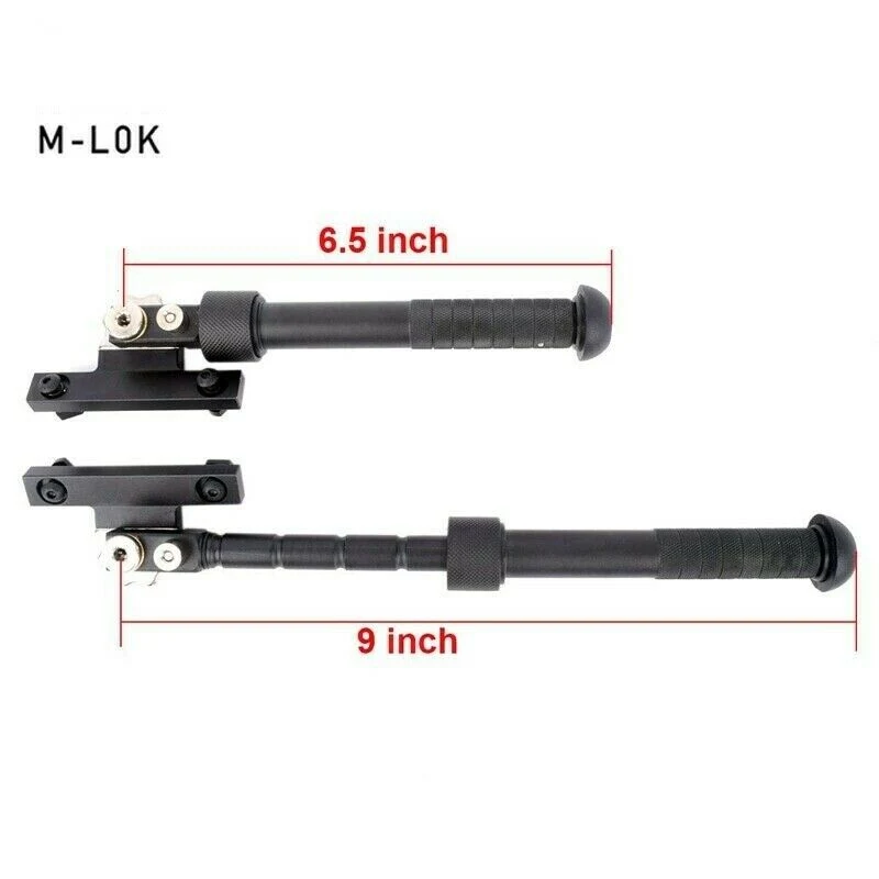 V8 M-Lok Bipod Adjustable 6.5-9 Inches Lightweight Adjustable