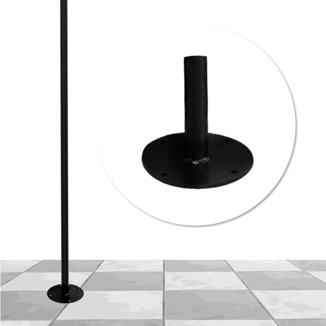 Jh-Mech Outside Sturdy and Durable Black String Light Poles