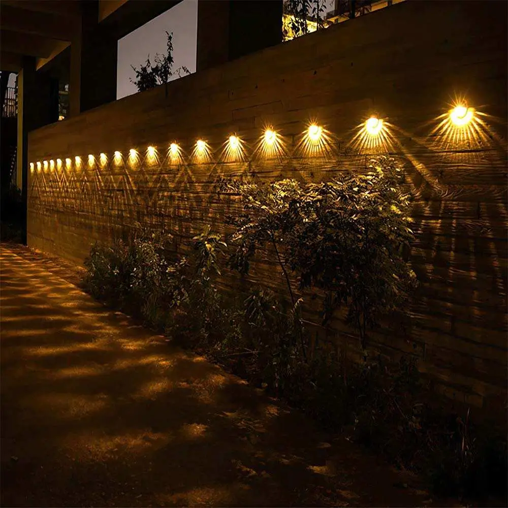 LED Deck Waterproof Auto on/off Solar Fence Post Lights