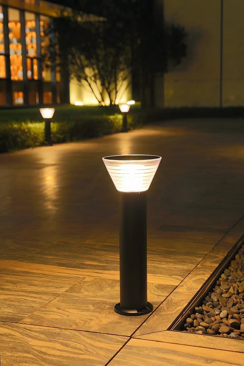 Post Decorative Bollard Lawn Outdoor Landscape Garden LED Solar Lamp