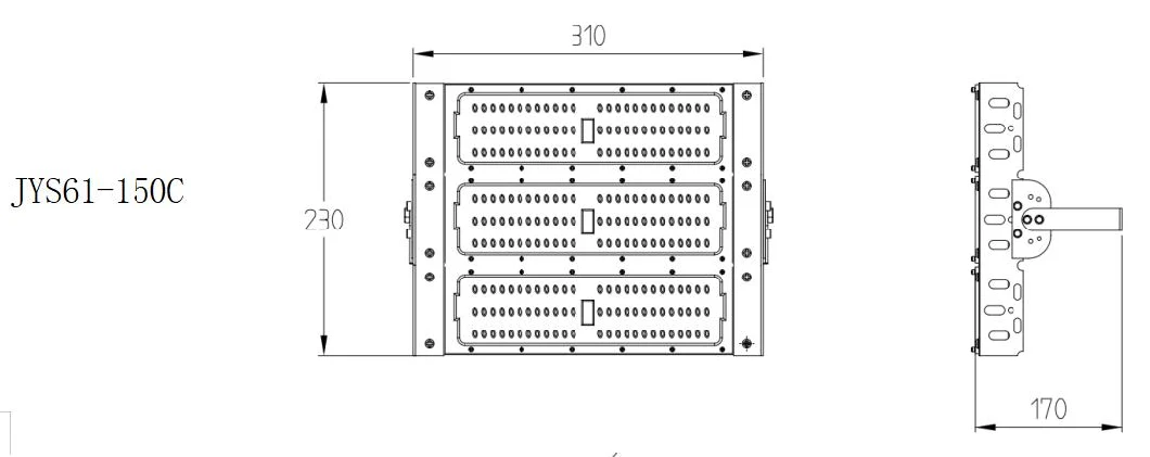 50W, 80W, 100W, 150W LED Flood Light Sports Stadiums Lighting