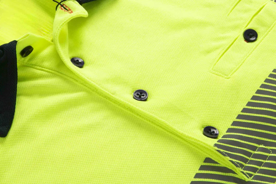 Airport Safety Work Shirt Ground Handler Hi Vis Polo