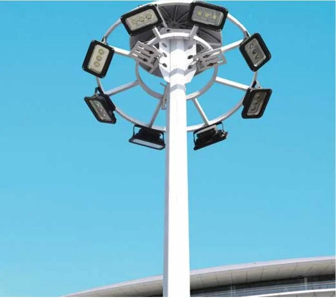 High Power Outdoor High Mast Pole 500W 600W 750W 800W 1000W 1200W 1500W LED Flood Light for Sport Field Stadium Football Square DMX Lighting