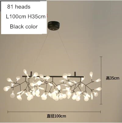 Modern Firefly Decorative Chandeliers Lighting Pendant Lamp (WH-AP-57)