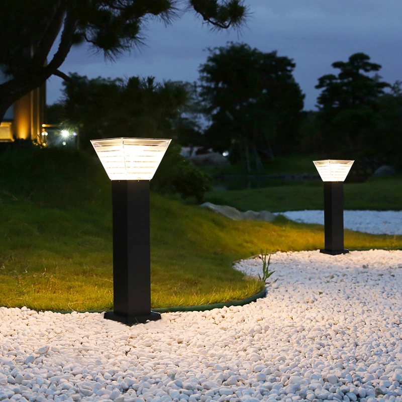 Garden Landscape Park Lawn Pathway Decor Lighting Outdoor Solar LED Bollard Light