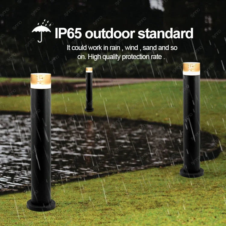 5W Round IP65 Waterproof PMMA Post Bollard Garden LED Lawn Light