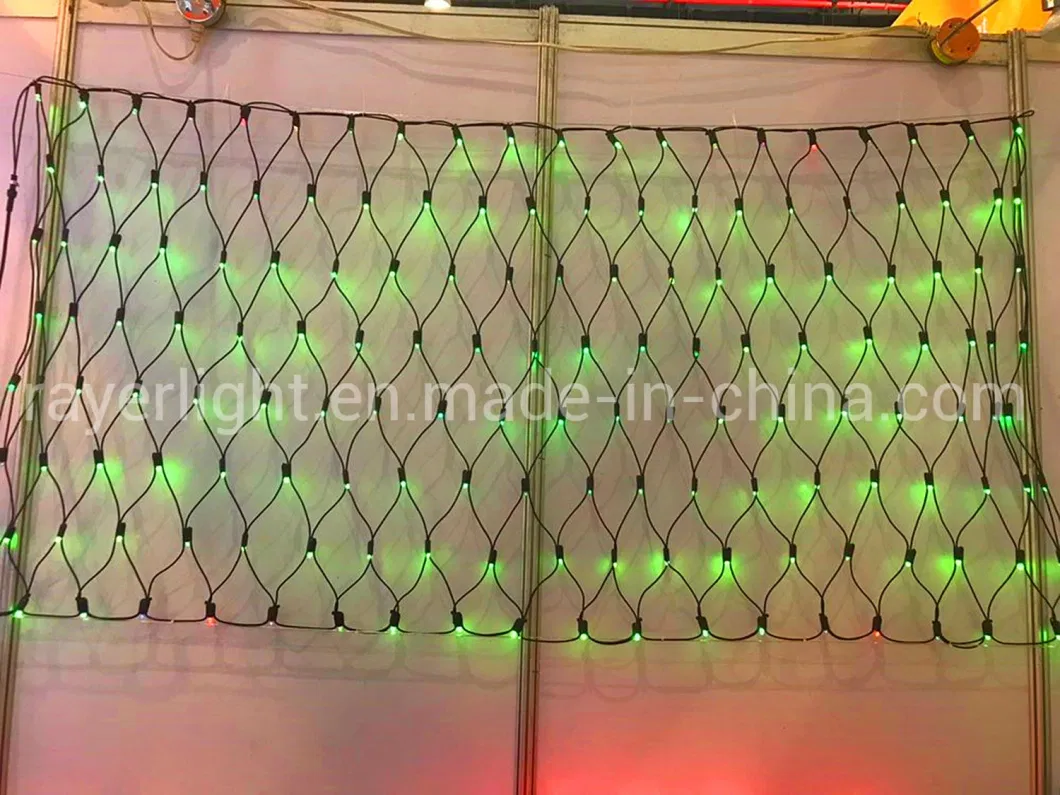 Flashing Christmas Addressable RGB LED Intelligent Net Lights