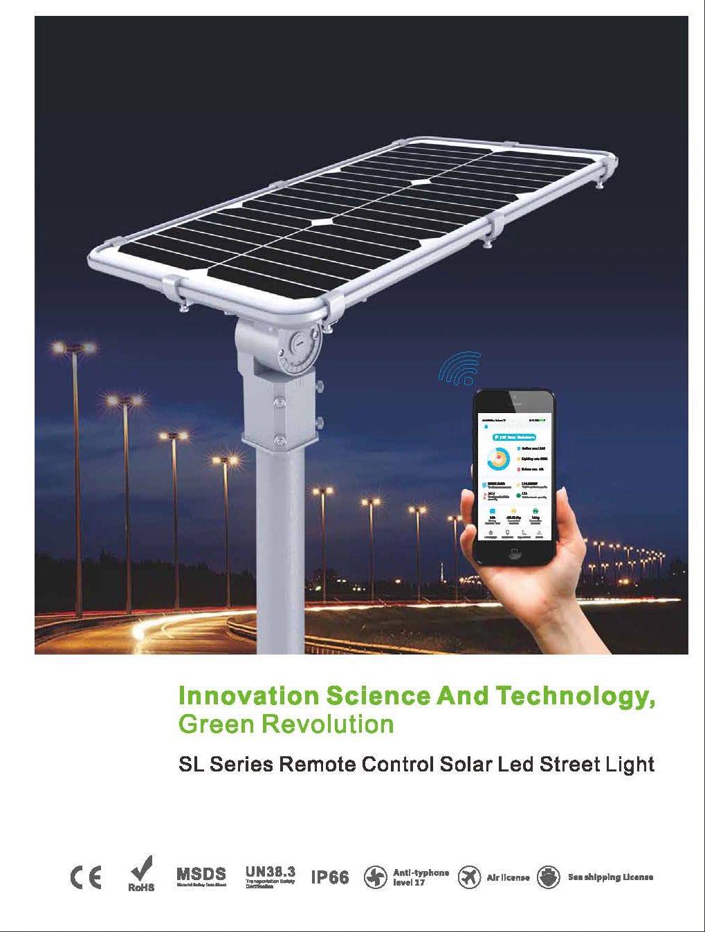 Installation-Friendly 15W-80W All-in-One Solar Street Light with Intelligent Control System