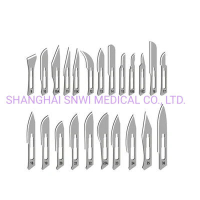 Sterile Disposable Medical Carbon Steel Stainless Steel Surgical Scalpel Blade/Stitch Cutter