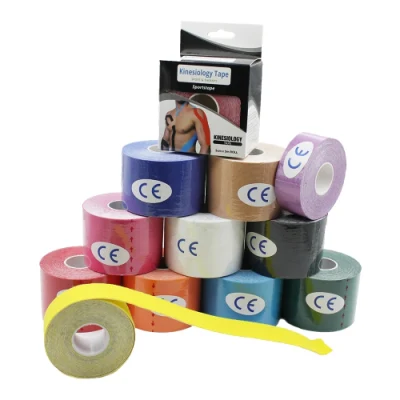 Disposable Elastic Self-Adhesive Waterproof Cohesive Sports Kinesiology Tape