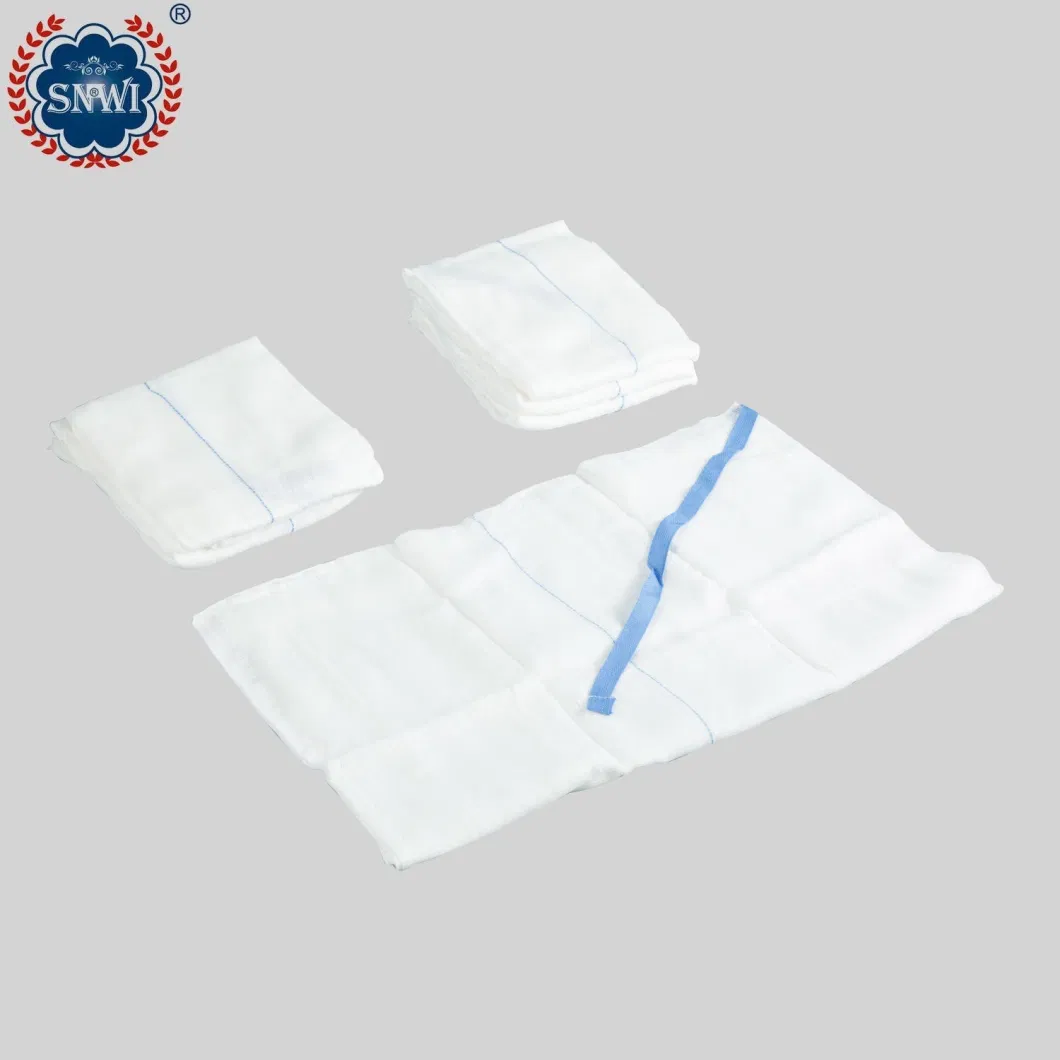 High Absorbent 100% Cotton Medical Disposable Surgical Wound Care Dressing Lap Sponge Gauze Abdominal Pad