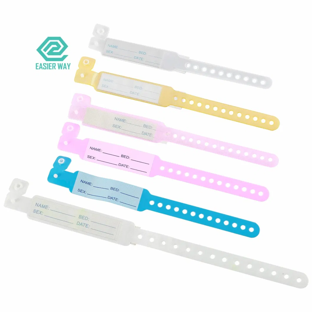 Medical Disposable PVC Identification Bracelets
