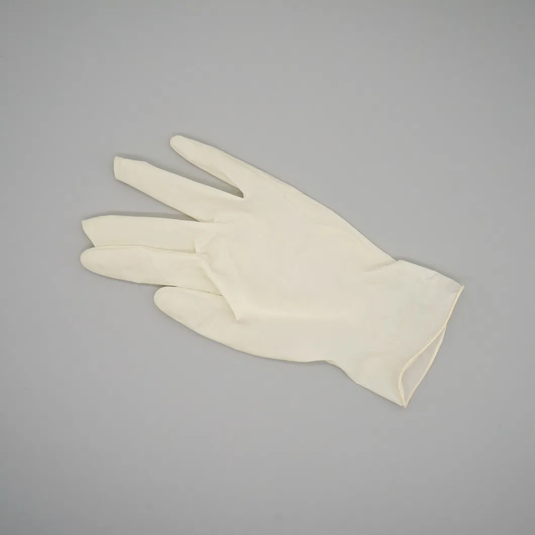 Sterilized Disposable Latex Surgical Gloves Available in Powder or Powder Free