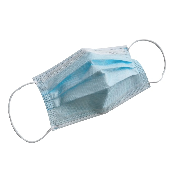 En14683 Type Iir Disposable 3 Ply Surgical Nonwoven Sanitary Pleated Custom OEM Surgeon Dental Facial Medical Procedure Protective Mouth Face Mask for Hospital