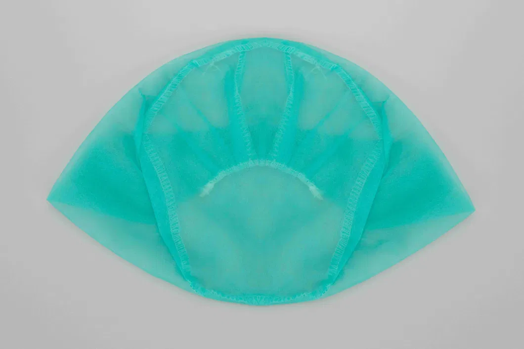 Hand-Made Back Elastic Rubber Non-Woven/SMS Disposable Medical Use Doctor Cap