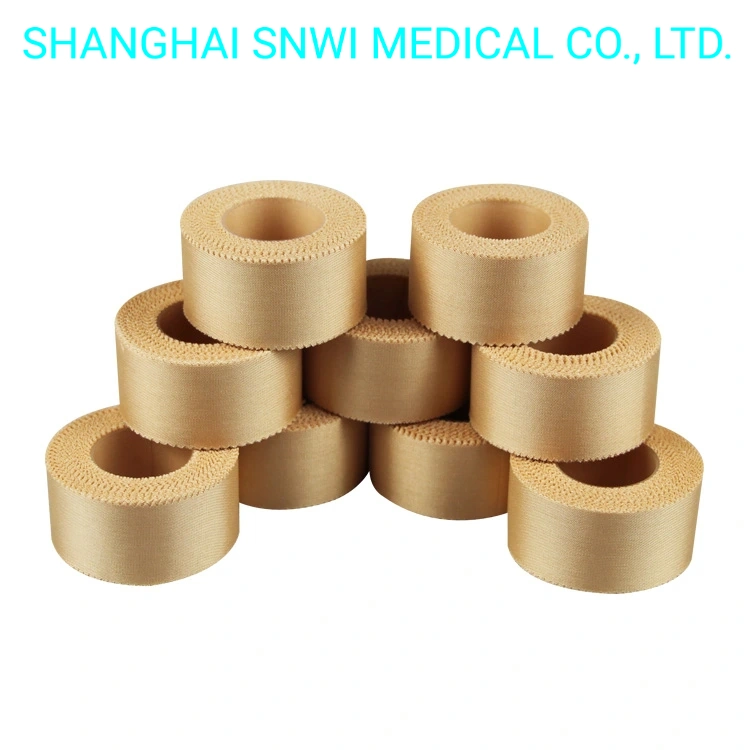 Medical Hypoallergenic Waterproof Adhesive Plaster, Zinc Oxide Adhesive Plaster/Surgical Cloth PE Tape