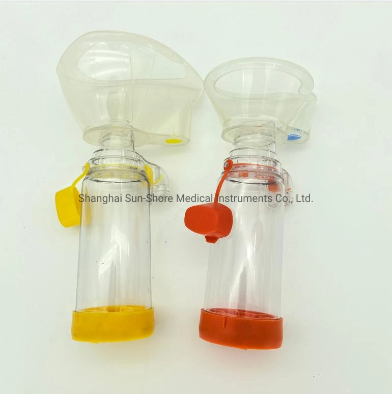 Adult Child Infant Silicone Mask Asthma Aerosol Spacer Chamber