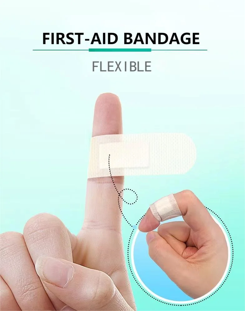 Breathable First Aid Bandage Band Aid Adhesive Wound Dressings Paste Medical Elastic Cloth Plaster