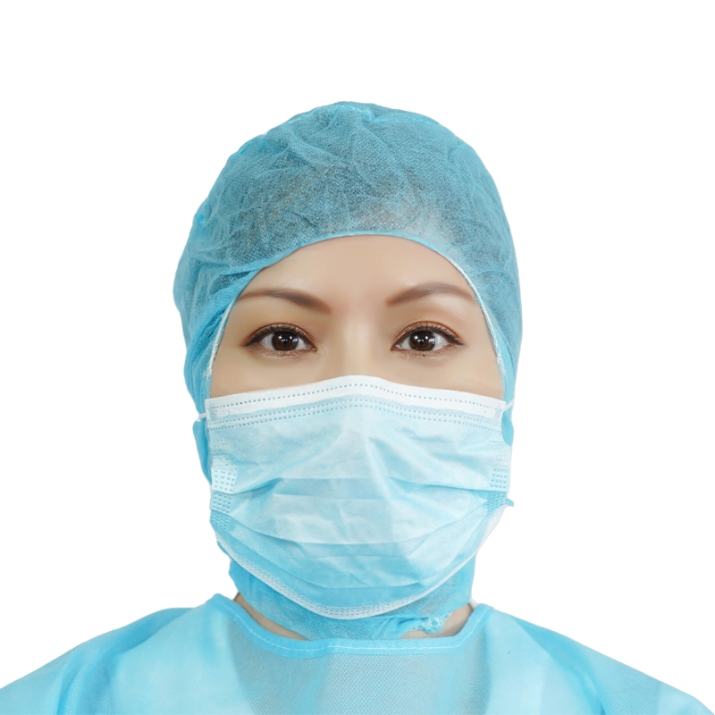 Disposable Polypropylene Non-Woven Space Hat PP Balaclava Astronaut Caps Surgical Hood