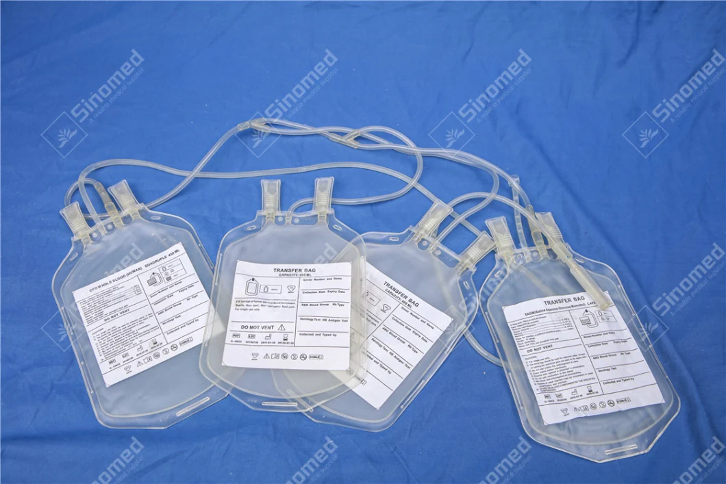 Single-Use Medical-Use CE Certified Triple Blood Bag