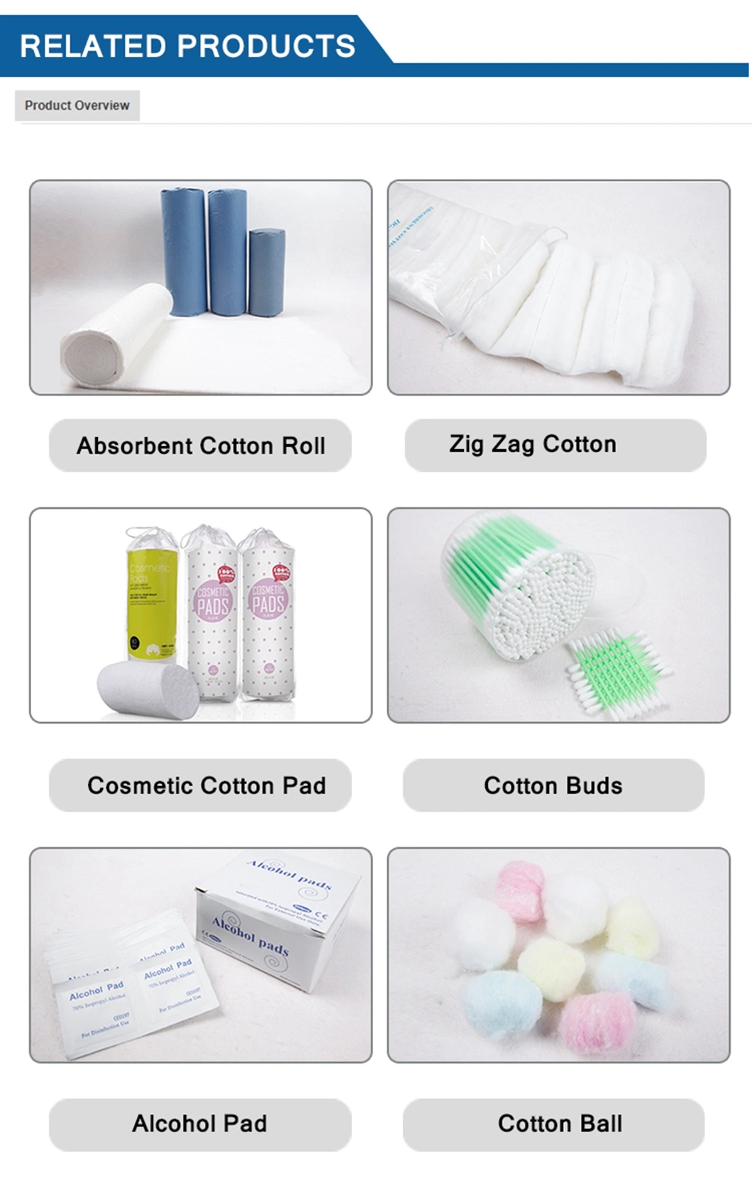 Combed or Uncombed Absorbent Cotton Wool for Making Into Cotton Roll or Cotton Ball