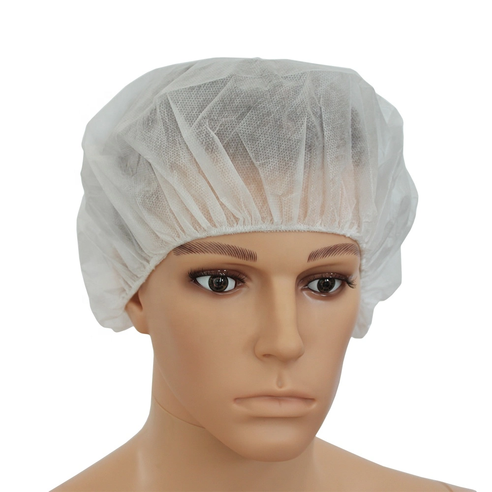 Disposable Round Cap Non Woven Bouffant Nurse Cap