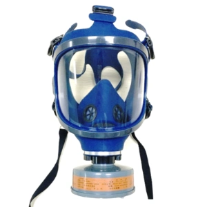 K2p3 Full Facepieces Face Mask Anti-Fog Lens 5-Point Head Belt 40mm Connection Acid Gas Mask